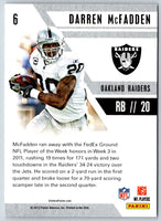 2012 Panini NFL Player of the Day Darren McFadden #6