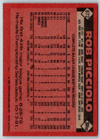 1986 Topps Rob Picciolo #672
