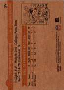 2001 Fleer Tradition Glossy Courtney Brown