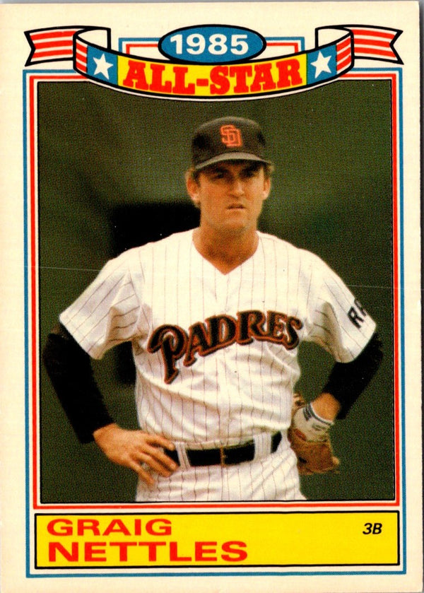 1986 Topps Glossy All-Stars Graig Nettles #15