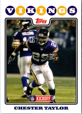 2008 Topps Kickoff Chester Taylor #23