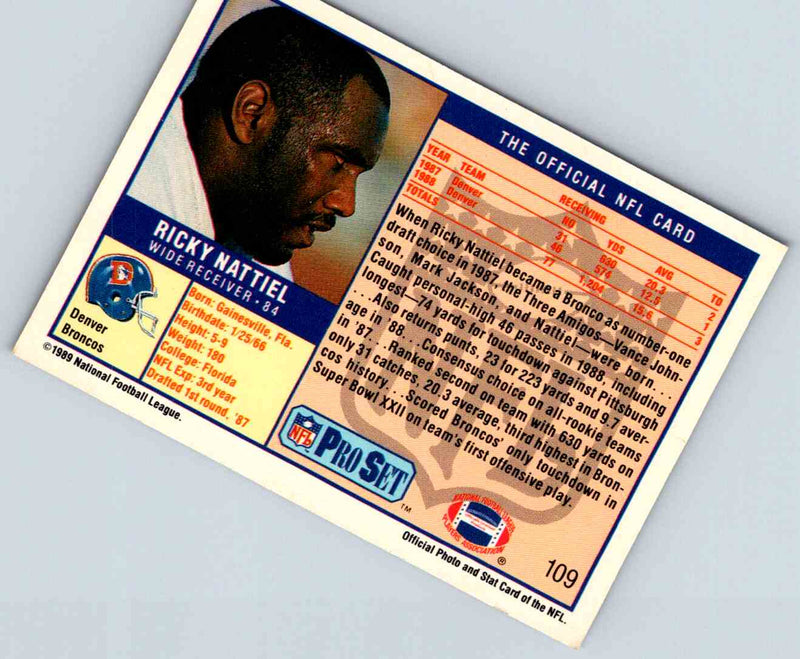 1989 NFL Proset Ricky Nattiel