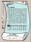 1989 Pacific Legends II Al Lopez
