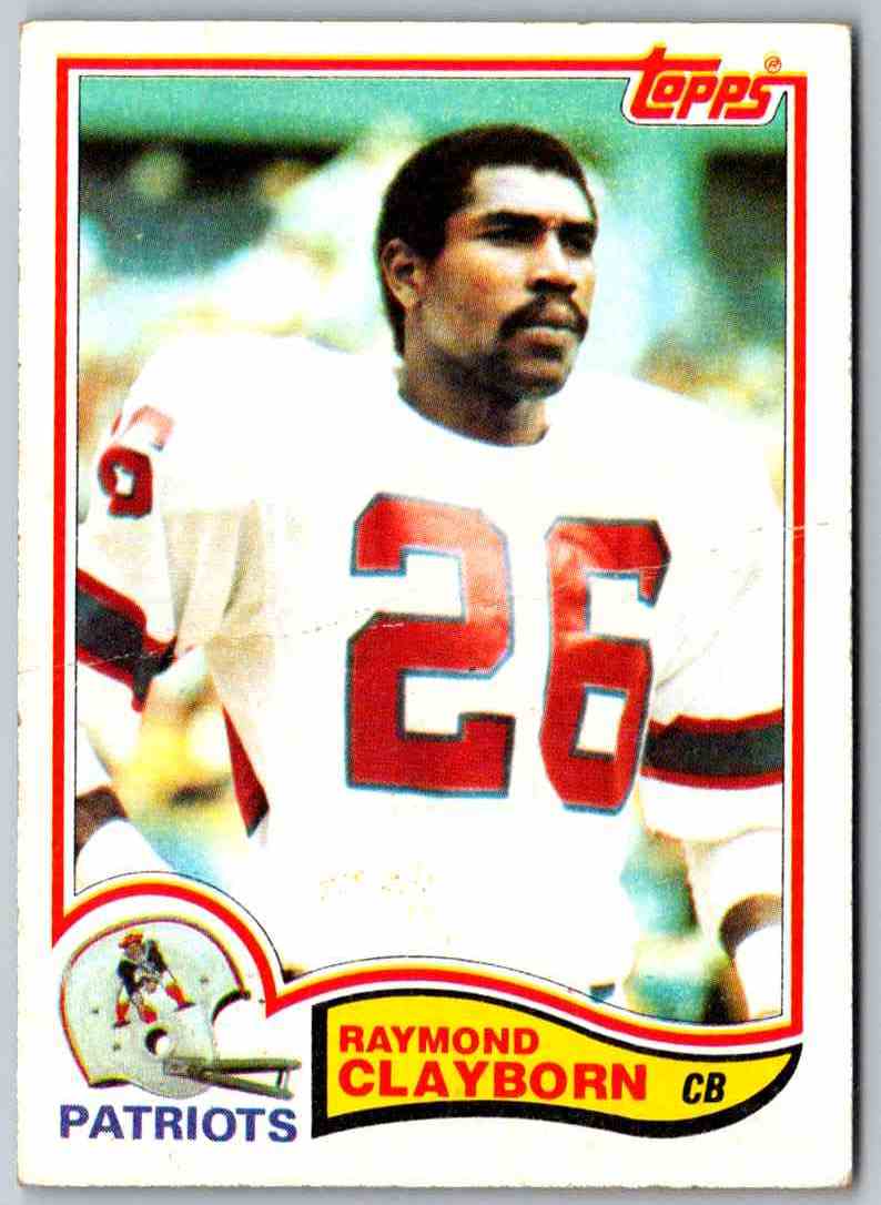 1982 Topps Raymond Clayborn