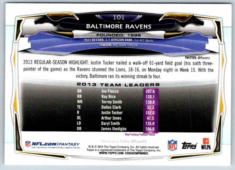 2014 Topps Baltimore Ravens