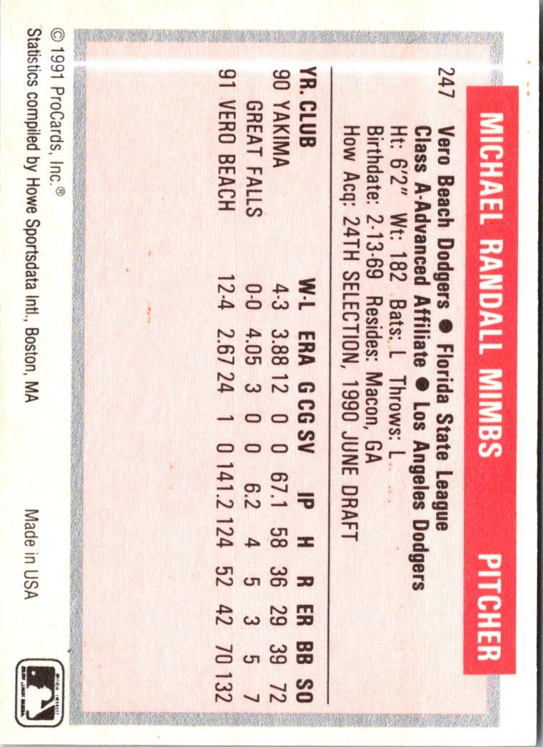 1991 ProCards Michael Mimbs