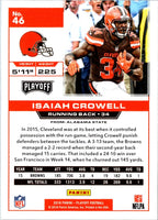 2016 Panini Playoff Isaiah Crowell #46