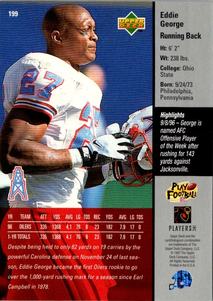 1997 Upper Deck Eddie George