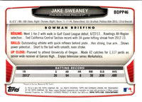 2013 Bowman Draft Picks & Prospects Chrome Jake Sweaney #BDPP46