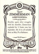 2014 Topps Gypsy Queen Ryan Zimmerman