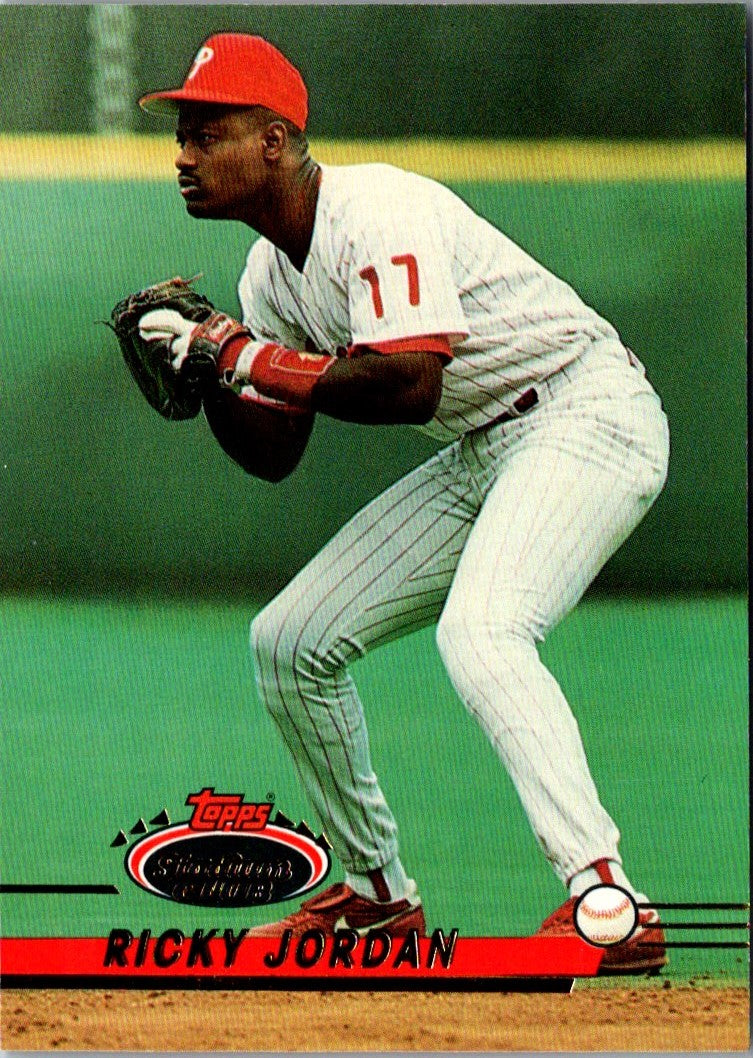 1993 Stadium Club Members Only Ricky Jordan