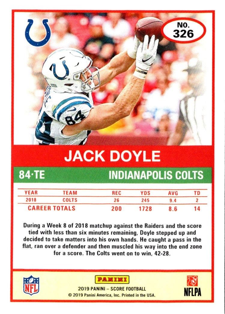 2019 Score Jack Doyle