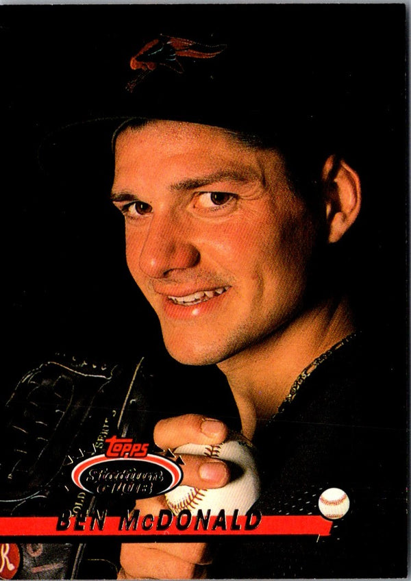 1993 Stadium Club Ben McDonald #259