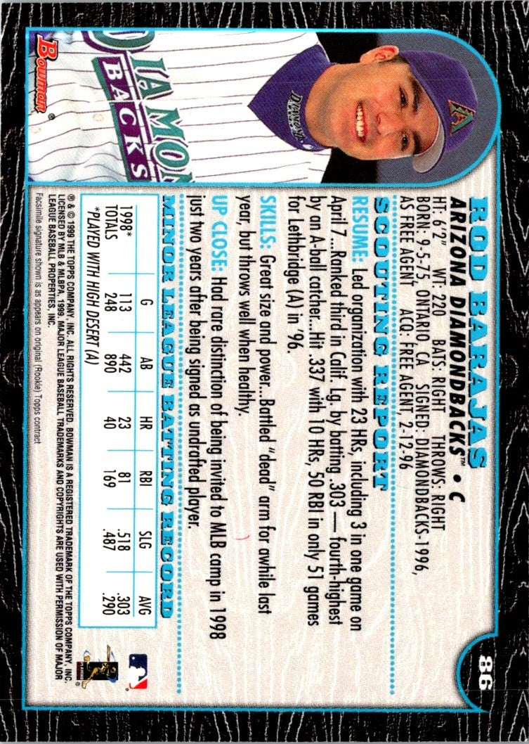 1999 Bowman Rod Barajas