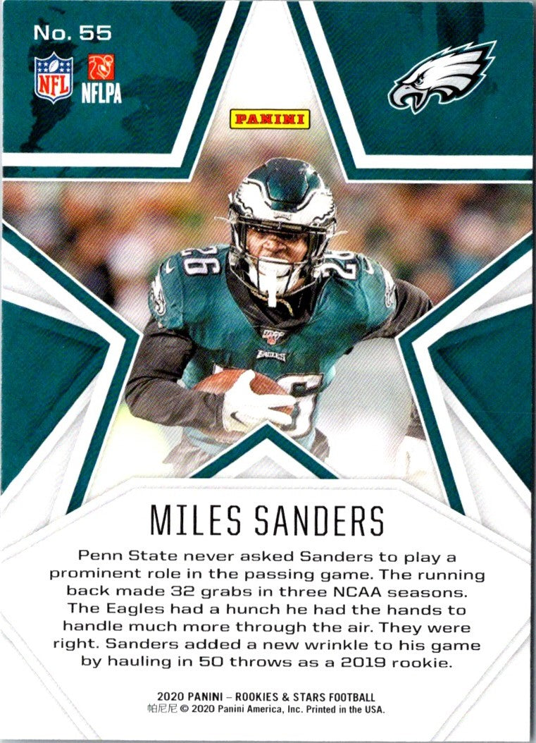 2019 Panini Absolute Miles Sanders