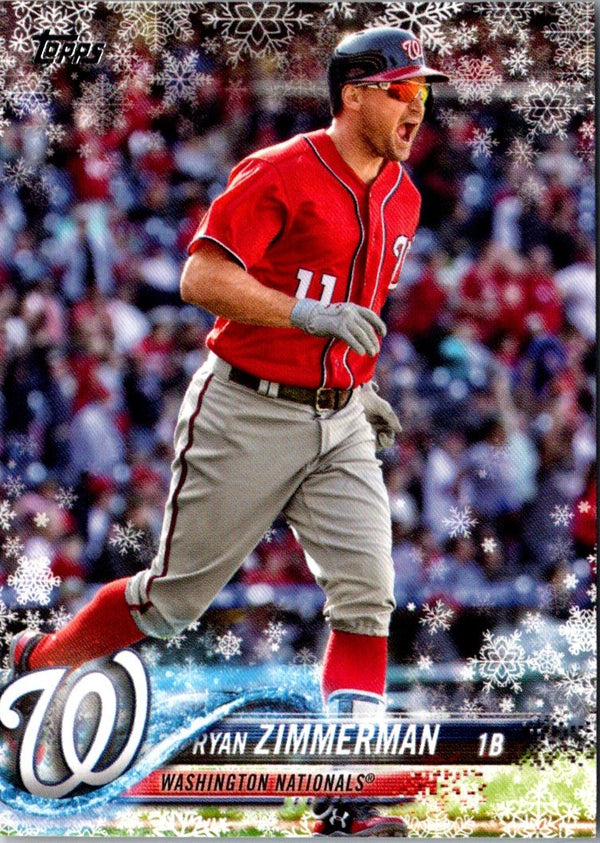 2018 Topps Holiday Ryan Zimmerman #HMW169