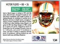 1991 Proset World League Victor Floyd #134
