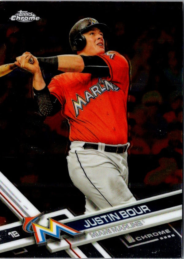 2017 Topps Chrome Justin Bour #181