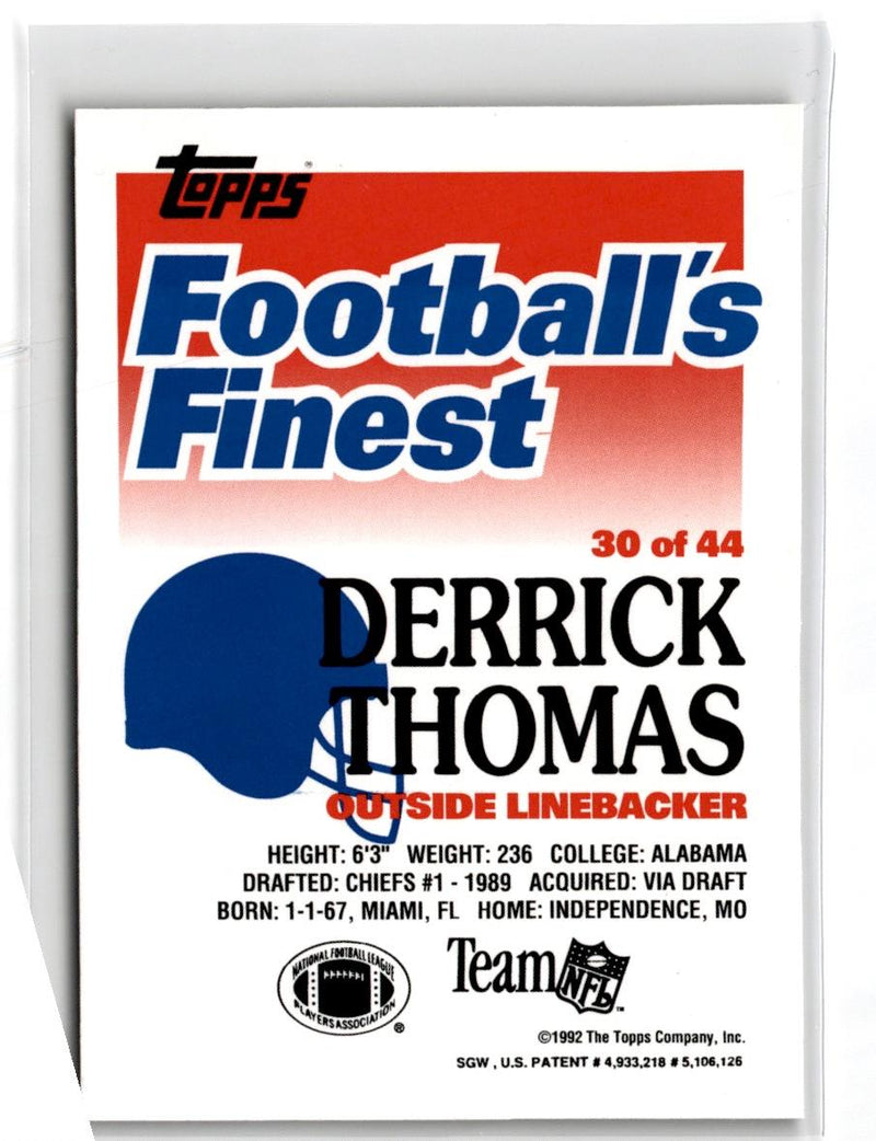 1992 Finest Derrick Thomas