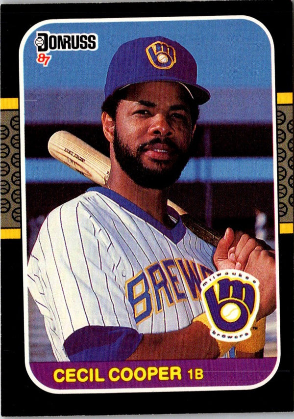 1987 Donruss Cecil Cooper #363