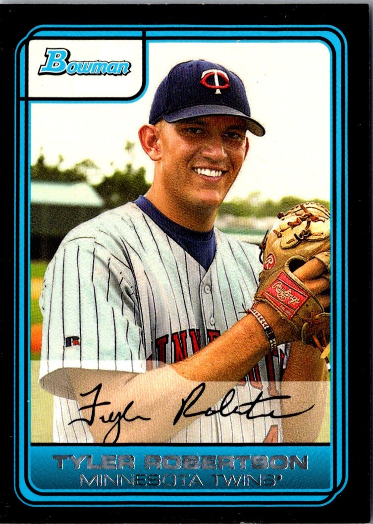 2006 Bowman Chrome Draft Picks & Prospects Tyler Robertson