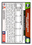 2008 Topps Kickoff John Carlson