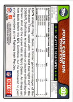 2008 Topps Kickoff John Carlson #209 Rookie