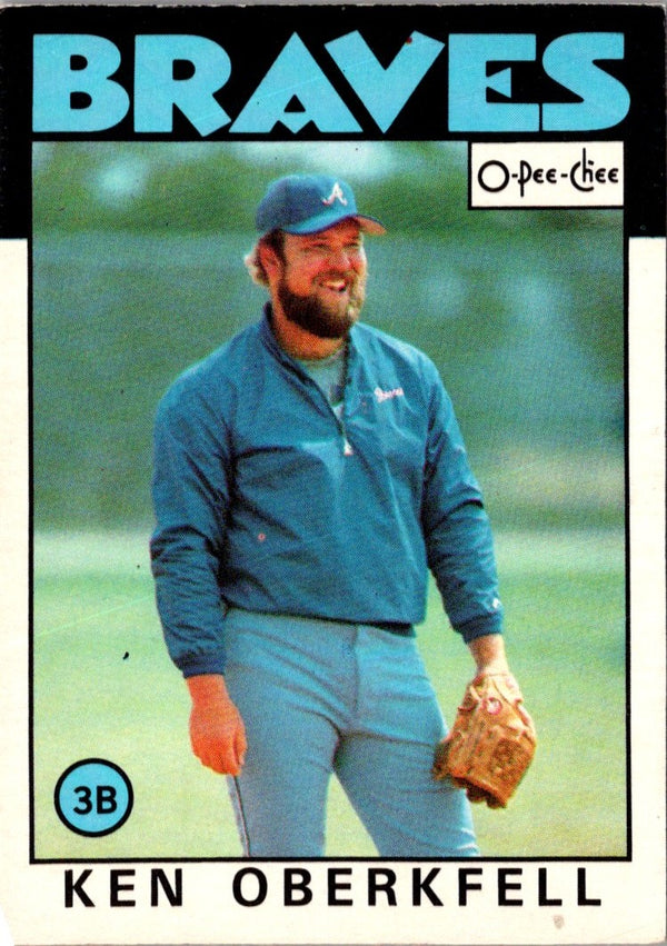 1986 O-Pee-Chee Ken Oberkfell #334