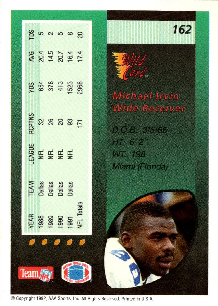 1992 Wild Card Michael Irvin