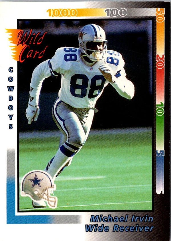 1992 Wild Card Michael Irvin #162