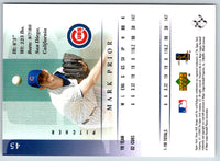 2003 Upper Deck Honor Roll Mark Prior #45