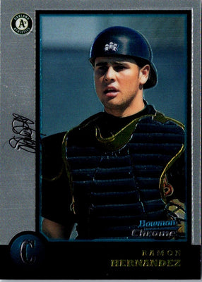 1998 Bowman Chrome Ramon Hernandez #155