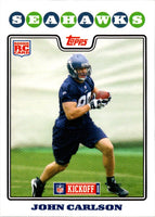 2008 Topps Kickoff John Carlson #209 Rookie