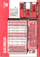 1989 Fleer Alex English #40