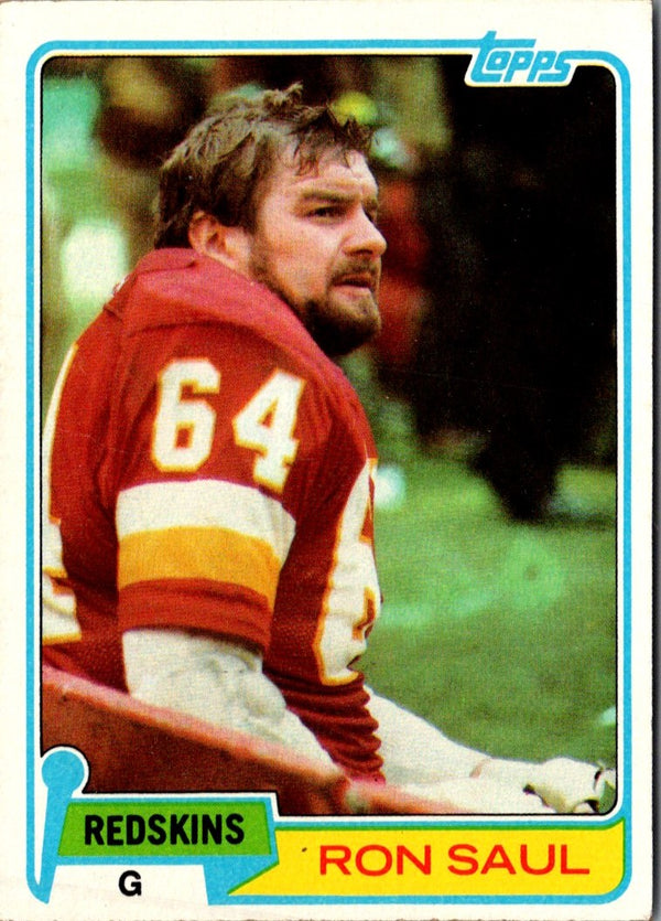 1981 Topps Ron Saul #522