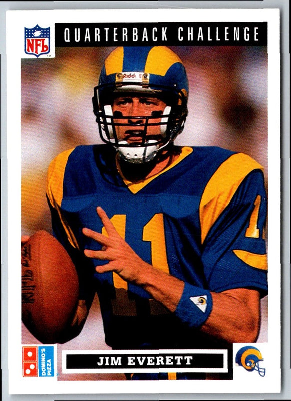 1991 Domino's The Quarterbacks Jim Everett #13