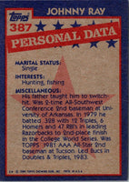 1984 Topps Johnny Ray #387