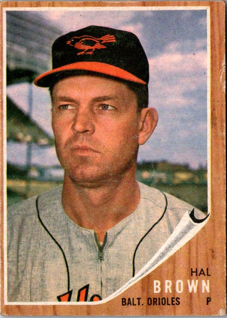 1962 Topps Hal Brown