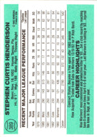 1984 Donruss Steve Henderson #389
