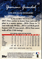 2017 Topps Gallery Yasmani Grandal #62