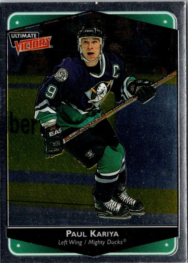 1999 Upper Deck Ultimate Victory Paul Kariya #1