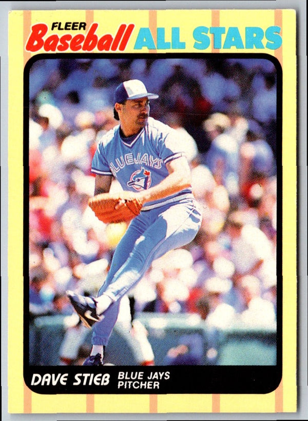 1989 Fleer Baseball All-Stars Dave Stieb #40