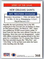 1992 Proset New Orleans Saints #368