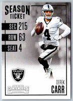 2016 Contenders Derek Carr #71