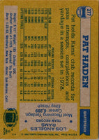 1982 Topps Pat Haden #377