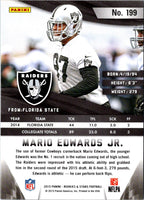 2015 Panini Rookies & Stars Mario Edwards Jr. #199 Rookie