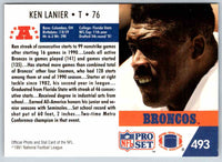 1990 Proset Ken Lanier #493