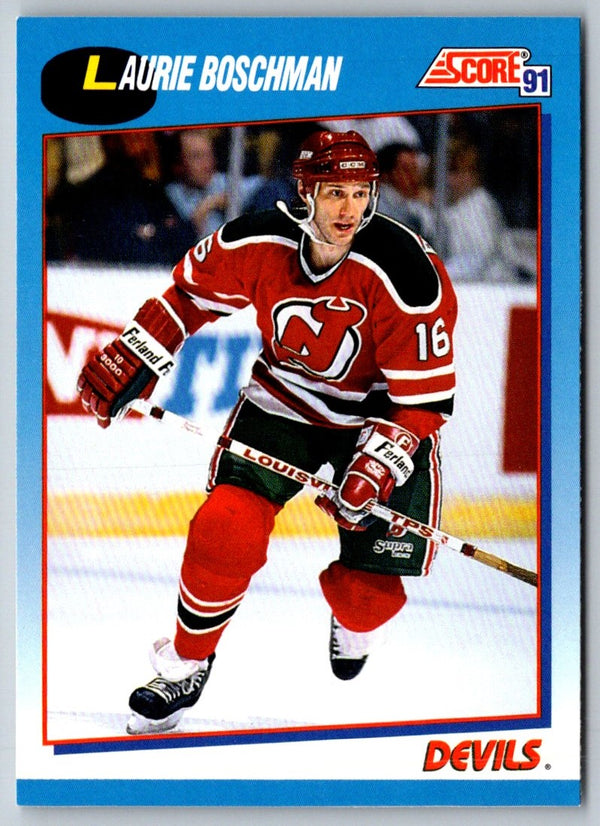 1991 Score Canadian Laurie Boschman #436