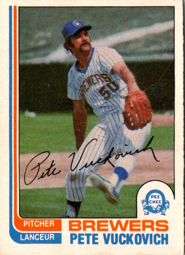 1982 O-Pee-Chee Pete Vuckovich #132