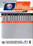 2003 Fleer Focus Vladimir Guerrero